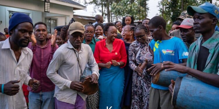 Daddy Owen Breaks Silence After Charlene Ruto’s Visit Charlene Ruto Enjoying A Traditional Dance During Her Visit To Daddy Owen'S Home In Kakamega.