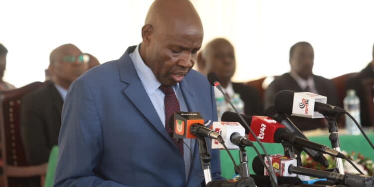 Education Cs, Ezekiel Machogu.