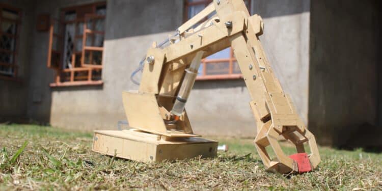 Hydraulic Arm Made By Ethan Simiyu
