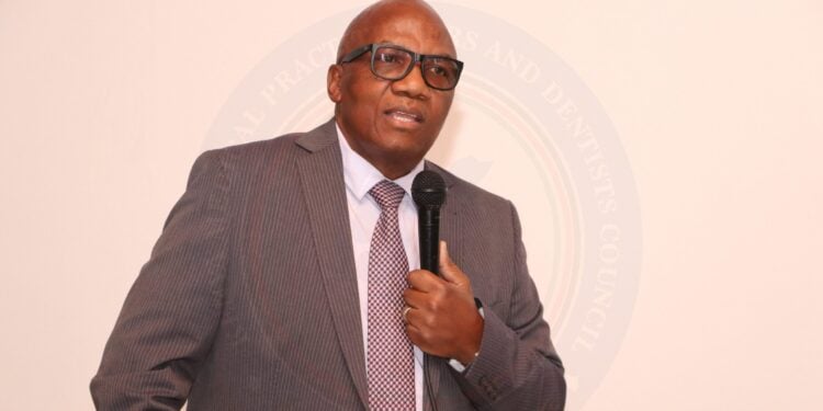 Kmpdc Chair, Stanley Khainga. 