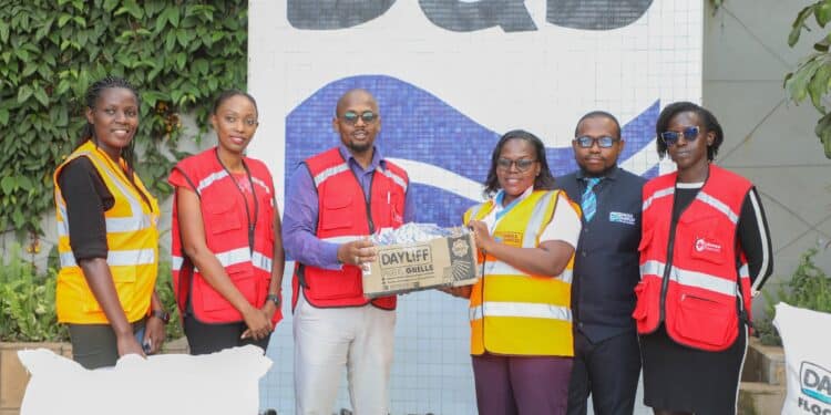 Kenya Red Cross Flags Mass Recruitment Announcement Kenya Red Cross Krcs Officials During A Food Donation Exercise In December 2023.