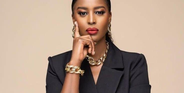 A Portrait Of Kiss Fm Presenter Sheila Kwamboka Also Known As Kwambox. 