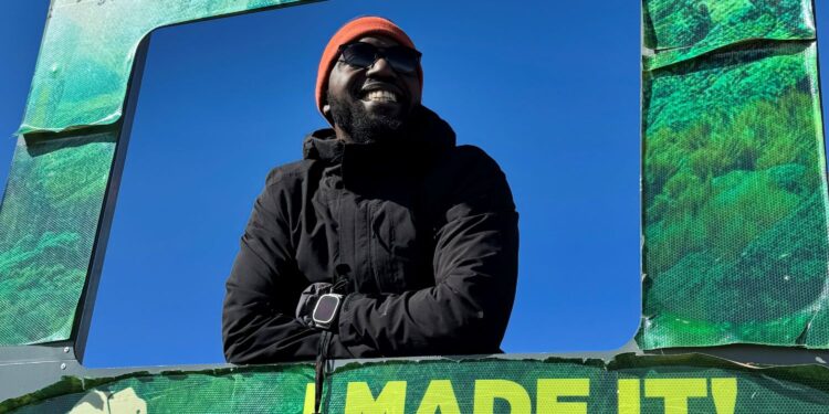 Larry Madowo In A Past Tour To Mount Kenya,,, Jkia