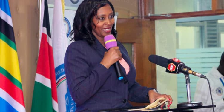 The Principal Secretary For Public Health, Mary Muthoni.