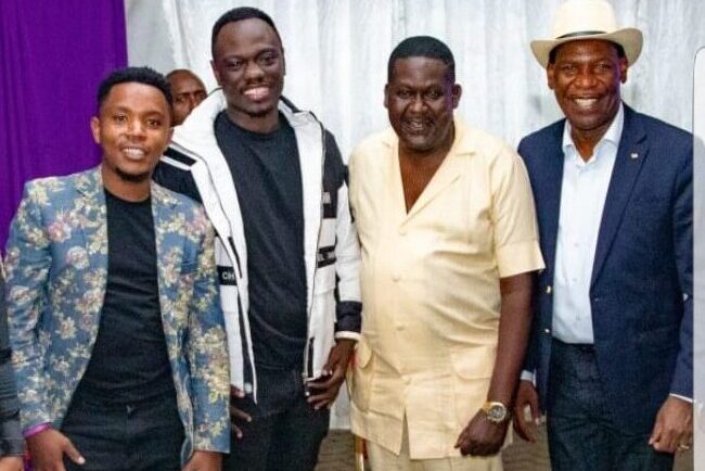 Mcsk Ceo Dr. Ezekiel Mutua With Christina Shusho, Churchill And Other Comedians