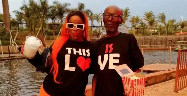 Manzi Wa Kibera With Her Ex Hubby.