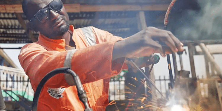 Professor Kabir Abu Thriving As Welder Beyond His Academic Journey.