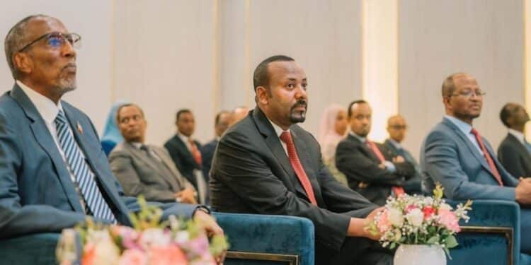 Kenyan Mps Reject Ethiopia- Somaliland Agreement Ethiopian Prime Minister Abiy Ahmed Ali And The President Of Somaliland Muse Bihe Abdi After Siging A Memorandum Of Understanding In Addis Ababa On January 2, 2024. Photo/ Office Of Prime Minister Ethiopia.