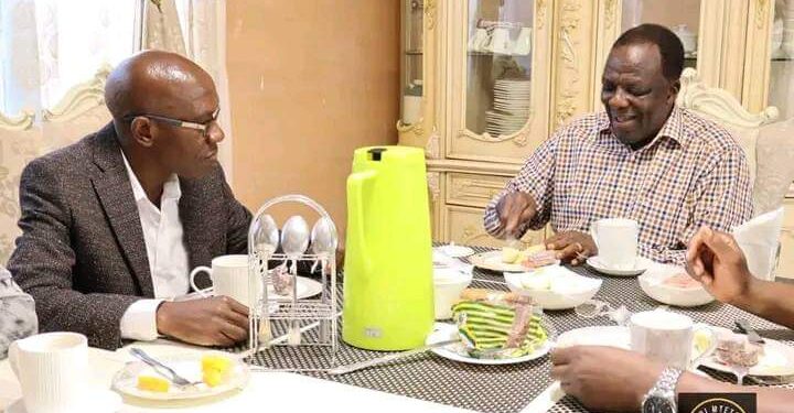 Senator Boni Khalwale With Former Governor Wyclifee Oparanya
