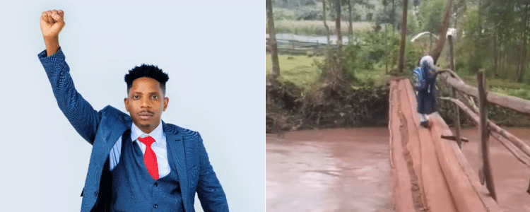Reactions As Omondi Appeals For Girl Captured Crossing Flooded River