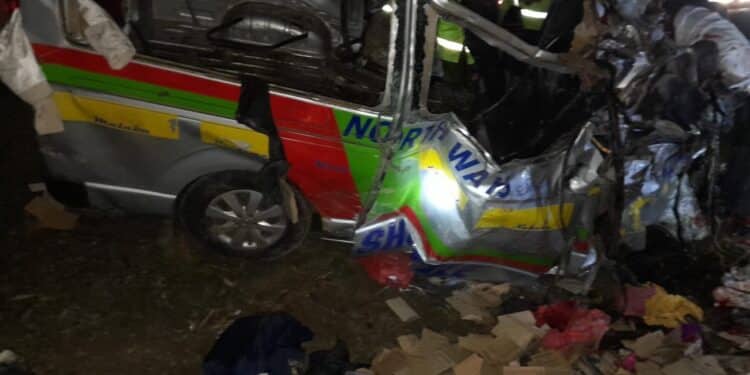 15 People Killed In Highway Accident Between Bus And Shuttle The Accident Occurred At 2A.m Tuesday.