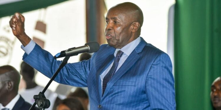 Knec Releases Kpsea &Amp; Kilea Results: How To Check Education Cabinet Secretary Ezekiel Machogu During The Launch Of Elimu Scholarship Program On 19/01/2023.Photo/Ministry Of Education