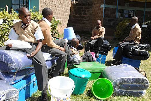 Students During A Past Form One Admission. Photo/Courtesy.