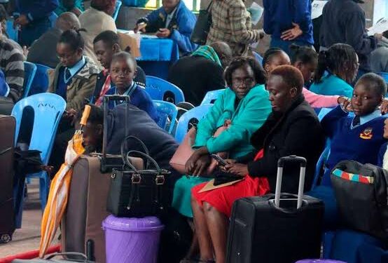 Students During A Past Form One Admission. 