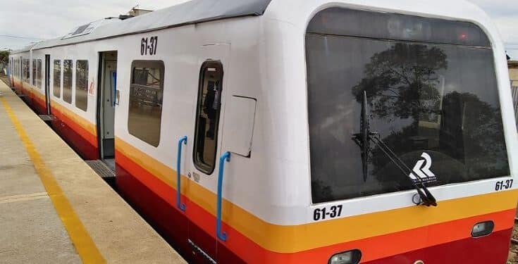 A Kenya Railways Train In Nairobi.
