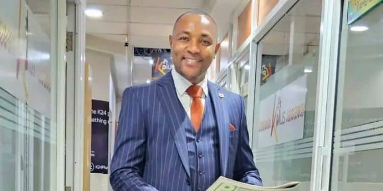 From Street Comedian To Radio Celebrity: Kiengei Excites Fans With His Story Kameme Fm Show Host Muthee Kiengei Poses For A Photo Inside Media Max Studios.