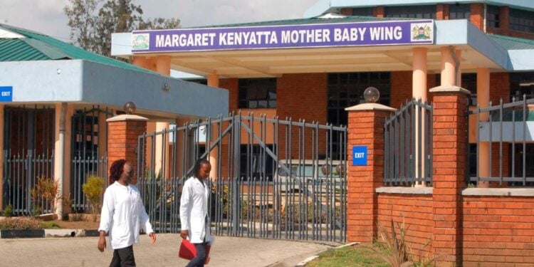 A Photo Of The Margaret Kenyatta Mother Baby Wing At The Nakuru Referral Hospital Where Laban Langat Had Been Deployed On January 13, 2023.