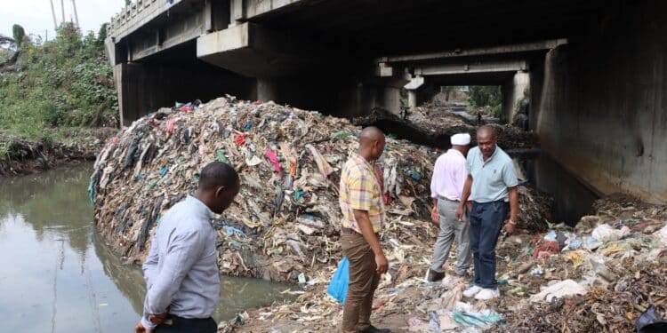 Nema Names &Amp; Shame 29 Companies, Puts Them On Notice Nema Team Inspecting Company Products That Pollute Nairobi Rivers.