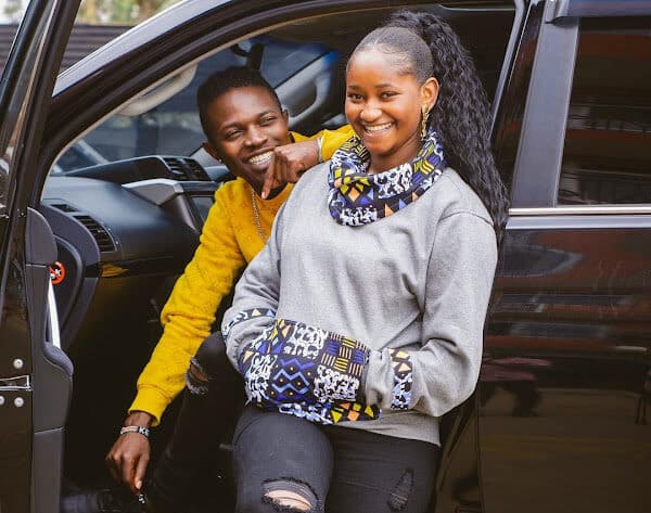Kenyan Musician Mr. Seed And His Wife Nimo Gachuri.