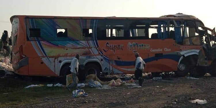 The Aftermath Of The Dawn Crash Involving A Super Metro Bus And A Lorry On January 29, 2024.