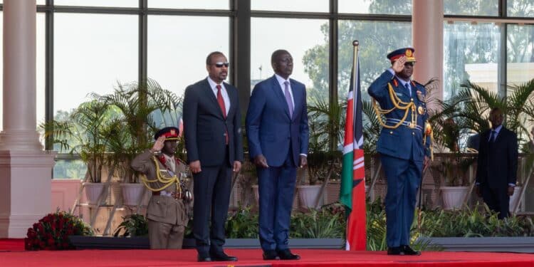 Ruto + Ethiopian Prime Minister