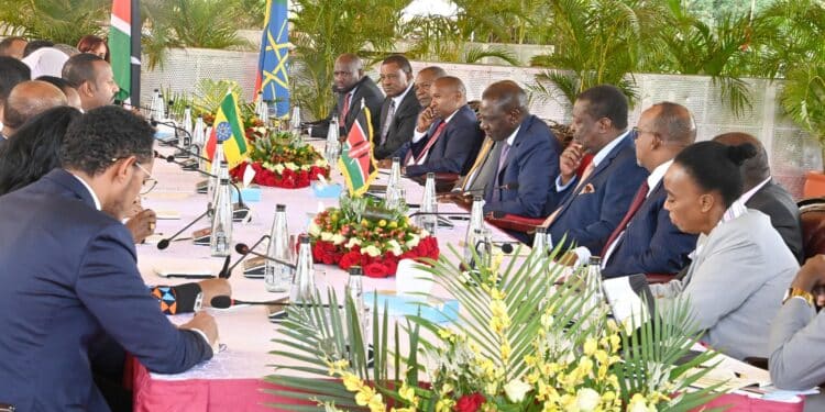 Ruto + Ethiopian Prime Minister