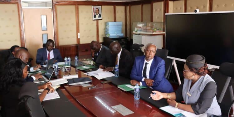 Ng-Cdf Committee During The Meeting With Githunguri Mp Gathoni Wamuchomba. Photo/Na.