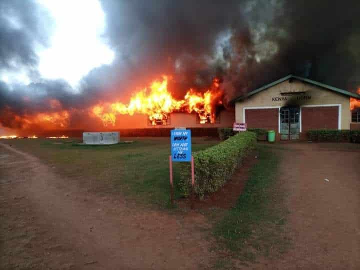 Fire Razes Down Riomego Boarding School N Nyamira