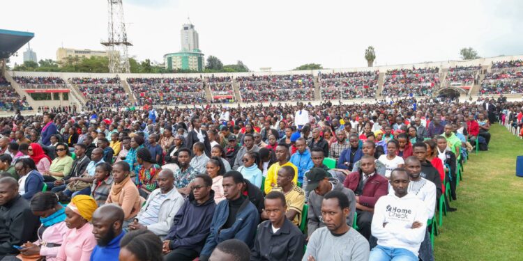 Pastor Benny Hinn's Crusade At Nyayo Stadium. Photo/Courtesy. Pastor Benny Hinn's Crusade At Nyayo Stadium. Photo/Courtesy.