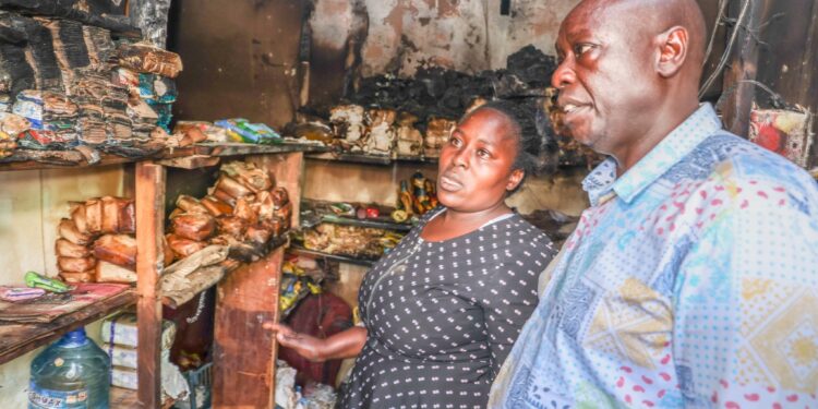 Deputy President Rigathi Gachagua Visited Families Affected By The Embakasi Explosion On Friday, February 2,2024.