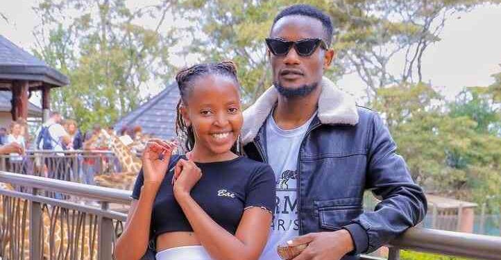 V-Logger Eve Mungai And Director Trevor Poses For A Photo.