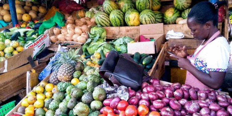 Food Items At The Market.