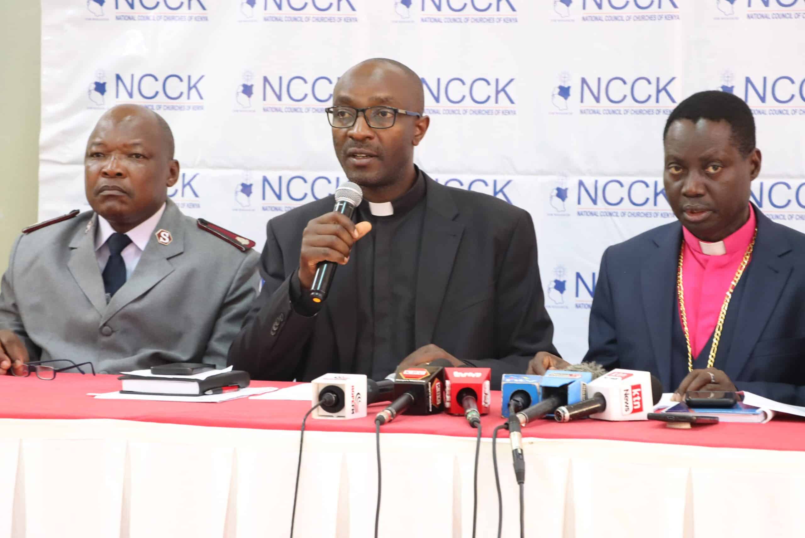 Ncck Officials During Event Briefing. Photo/Kenyatimes