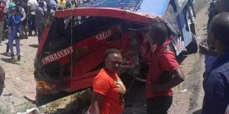 Several Feared Dead As Embassava Bus Collides With Lorry