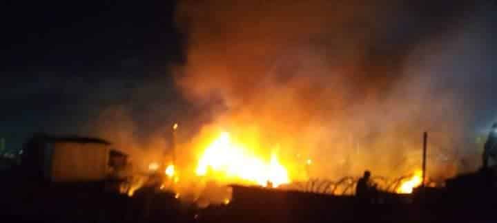 Huge Razes Of Fire In Kijiji, Lang'Ata.