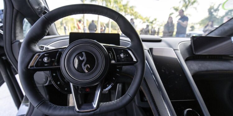 Chinese Company Unveils Ksh33 M Electric Supercar To Rival Ferrari The Interior Of The Byd Yangwang U9 Ev.