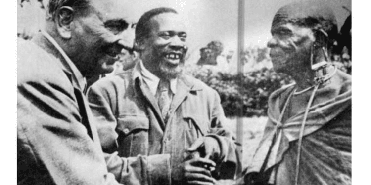 A Nation Of Cheats From Day One British Secretary Of State For The Colonies, James Griffiths (Left), Talking To Former President Jomo Kenyatta And A Kikuyu Elder In Kiambu In May 1951.
