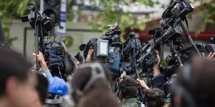 Journalists In A Press Conference. Photo/Courtesy.
