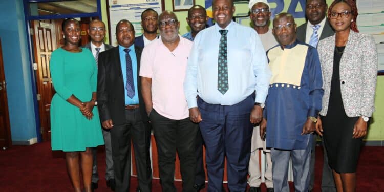 Epra Director Daniel Kiptoo With The Ghana Officials At Nairobi.