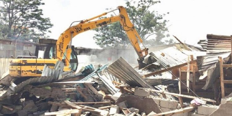 Angry Residents Destroy Rental Houses In Naivasha Naivasha