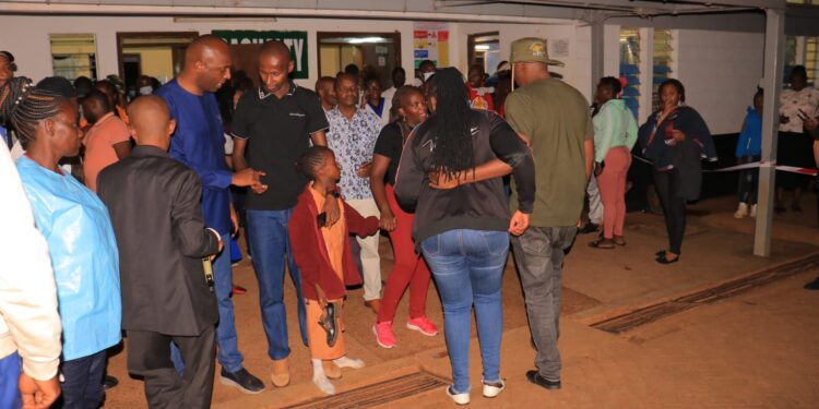 Muranga' Governor Irungu Kang'Ta Visits The Murang'A Level 5 Hospital To Oversee The Facility'S Emergency Reponse To The Casualties From The School Bus Accident On February 24, 2024. 