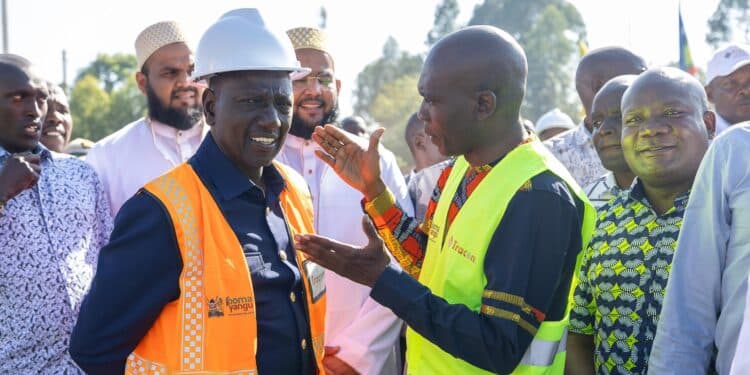 Ruto Orders Officers Who Approved Embakasi Gas Station Sent To Jail President William Ruto With Lugari Mp Nabii Nabwera In Kakamega. Phot/Pcs.