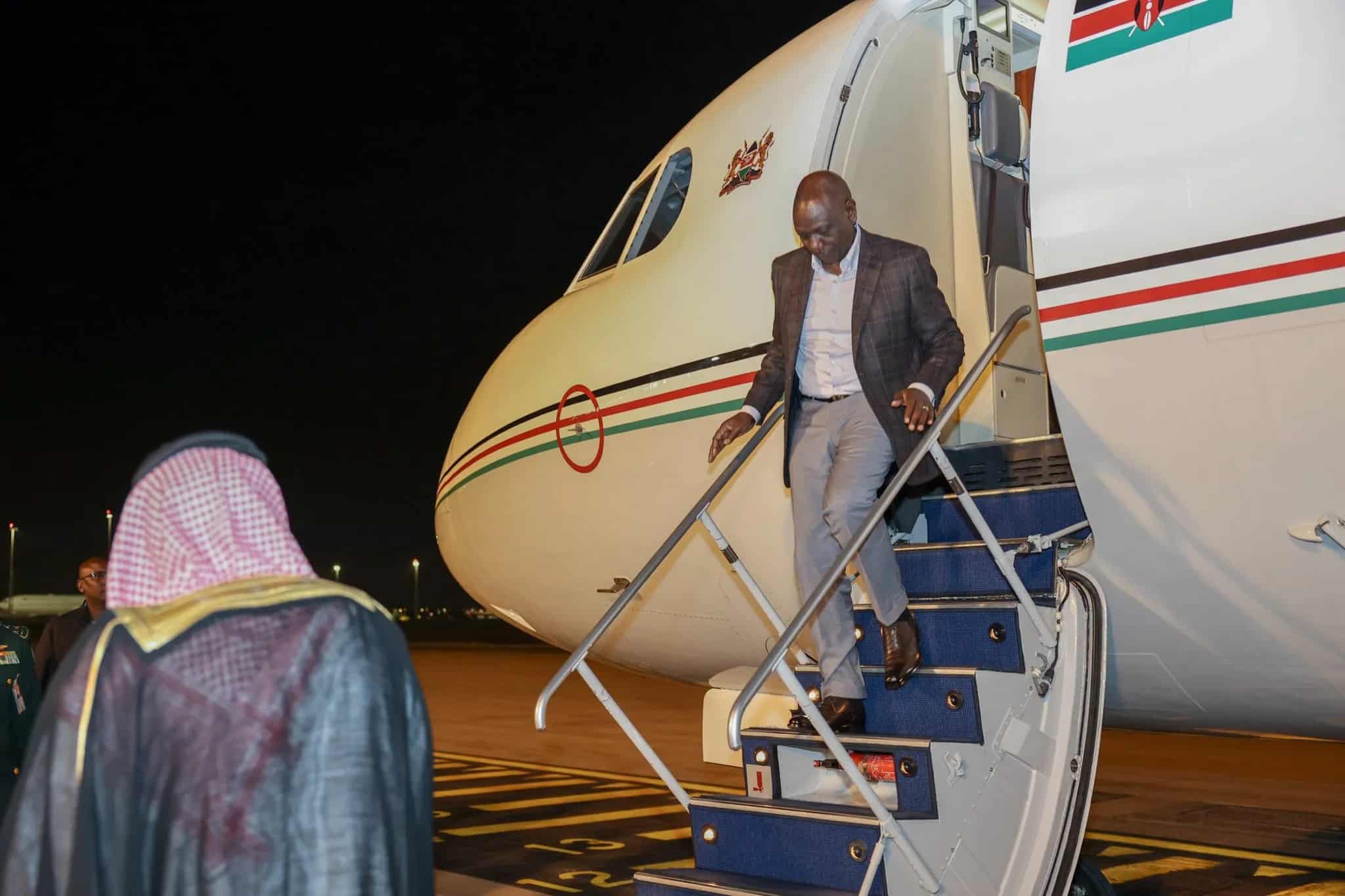 Ruto. Ruto Alighting From A Planeruto Alighting From A Planeruto Alighting From A Plane