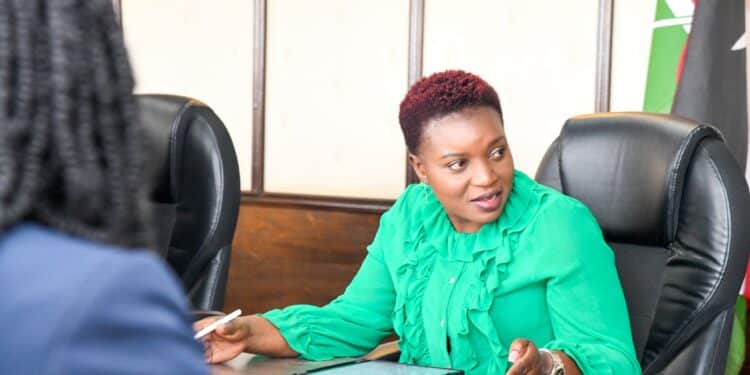 Health Cs Susan Nakhumicha In A Past Meeting.