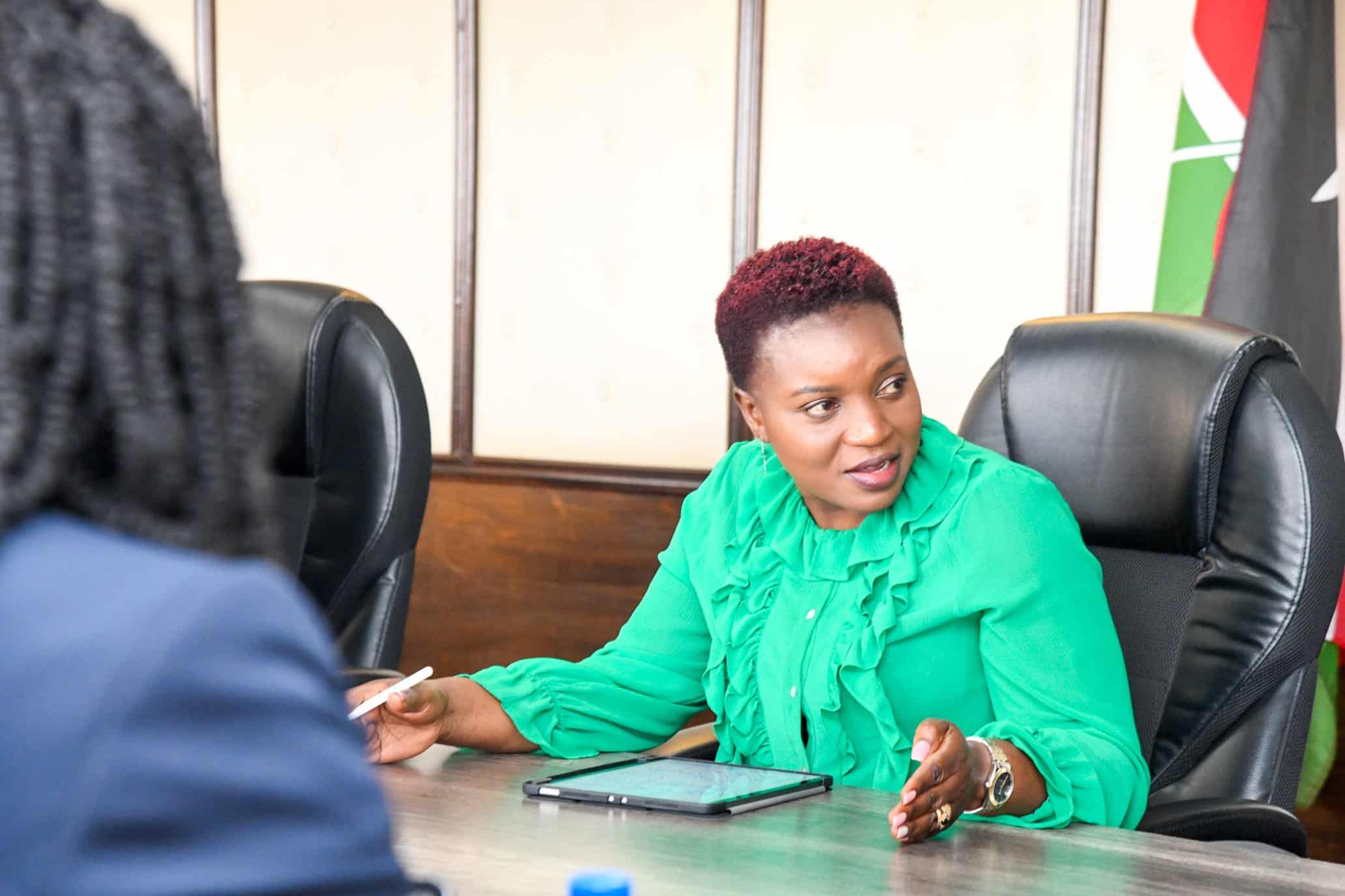 Health Cs Susan Nakhumicha In A Past Meeting.