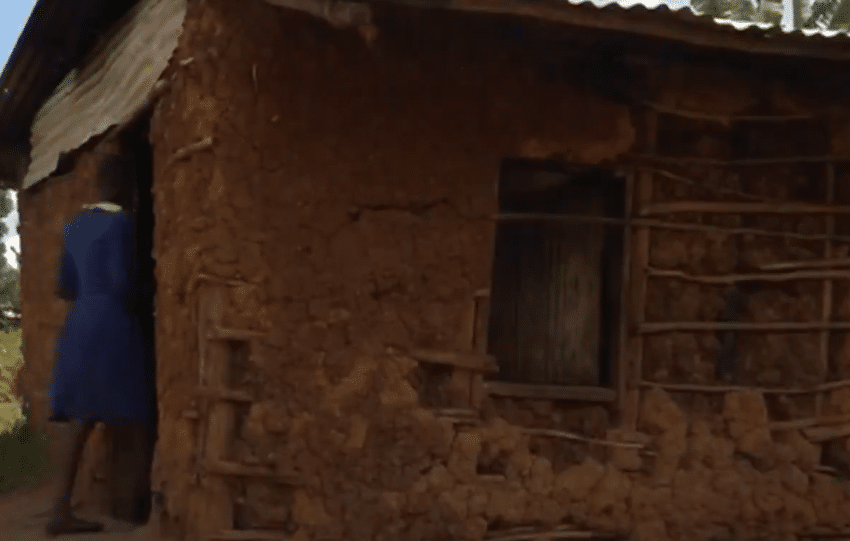A Photo Of The House Inside The School Land That The 11 Children Reside.