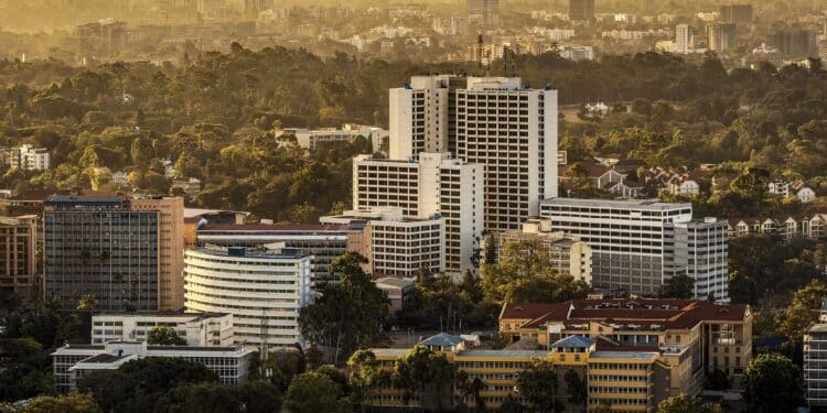 A View Of Nairobi City.