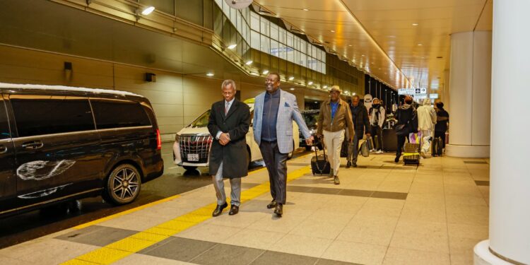 Prime Cabinet Secretary (Right) Arrives In Tokyo, Japan , On February 5, 2023 Ahead Of President William Ruto'S Planned Visit To The Country.