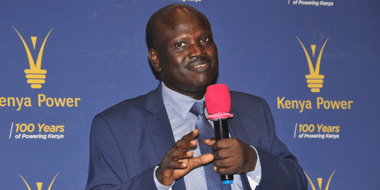 Kenya Power (Kplc) Managing Director (Md) Eng Joseph Siror Releasing The Company’s Operational Performance Report At Stima Plaza. Photo/Kplc.