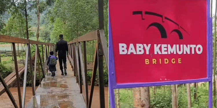 Eric Omondi Unveils New Bridge, Names It After Schoolgirl